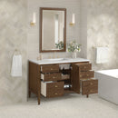 James Martin Myrrin 48" Single Bathroom Vanity, Mid-Century Walnut