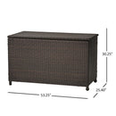 Blake - Wicker Cushion Box - Brown Multi