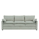 Modern 3 Seater Sofa With Side Storage Pockets For Living Room by HouseOfZazla