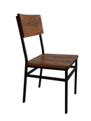 Set of 2 Assembled Commercial-Grade Farmhouse Style Dining Chairs