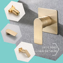 Modern Wall Mount Bathroom Sink Faucet With Waterfall Spout