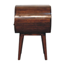 Large Chestnut Circular Bedside by HouseOfZazla