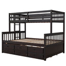 Bunk Bed With Twin Size Trundle And Drawers by HouseOfZazla
