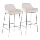 Daniella - Contemporary Fixed Height Bar Stool (Set of 2) by HouseOfZazla