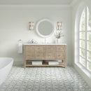 James Martin Breckenridge 60" Single Bathroom Vanity, Whitewashed Oak