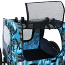Outdoor Heavy Duty Collapsible Pet Bike Trailer with 16-Inch Wheels by HouseOfZazla