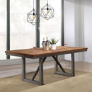 Rivera - Extension Dining Table - Natural Walnut by HouseOfZazla