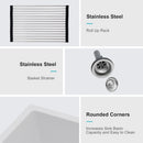 Granite Composite Double Bowl Undermount Kitchen Sink