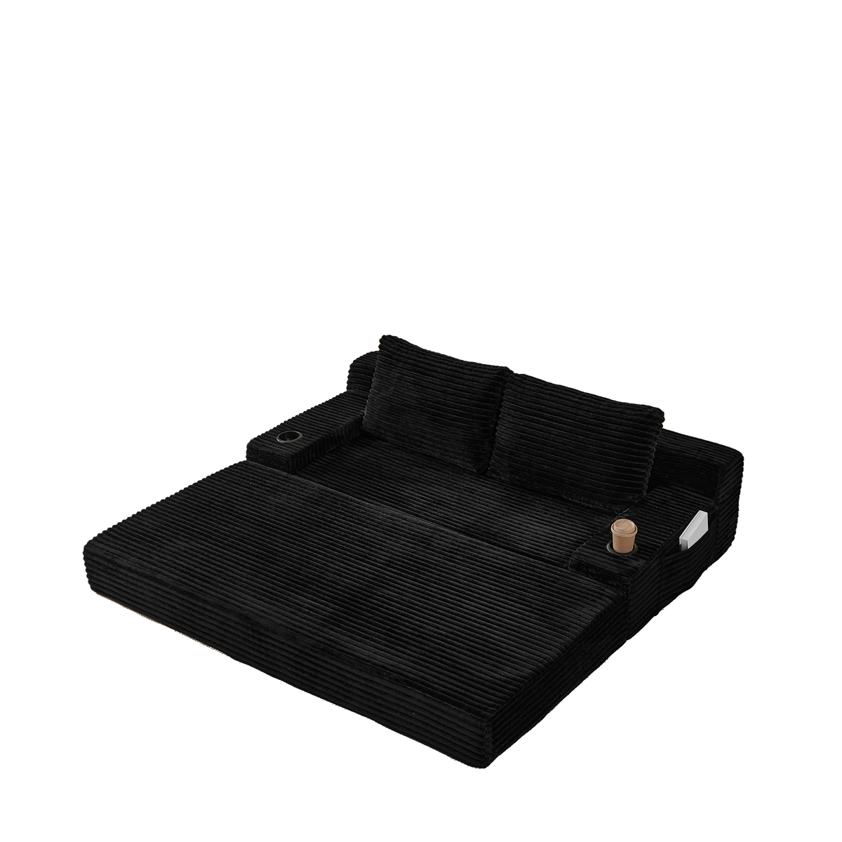 70.8-Inch Corduroy Two-in-One Sofa Bed, photo 5 of 8