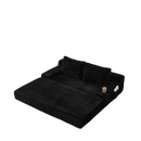 70.8-Inch Corduroy Two-in-One Sofa Bed