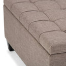 Harrison - Upholstered Coffee Table Storage Ottoman by Unique Piece Furniture