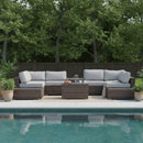 Wicker Sectional Seating Group With Cushions by HouseOfZazla