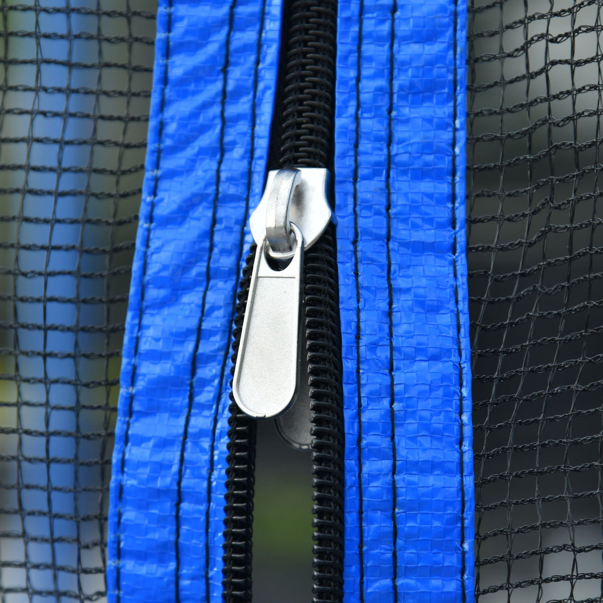 14Ft Trampoline For Adults & Kids With Basketball Hoop, Outdoor Trampolines With Ladder And Safety Enclosure Net For Kids And Adults - Blue, photo 12 of 15
