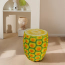 14" Oversized Pineapple Shaped Resin Stool by HouseOfZazla