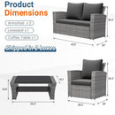 Modern Patio Set With Table And Cushions by HouseOfZazla