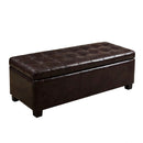 Elegant Tufted Storage Ottoman Bench by HouseOfZazla