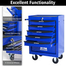 Rolling Metal Tool Chest With Drawers, Steel Storage Cabinet With Ball Bearing Slides by HouseOfZazla