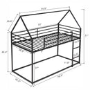 House Bunk Bed With Built In Ladder