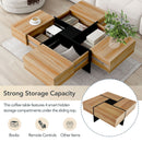 Wallace - Coffee Table With 4 Hidden Storage Compartments - Brown by Unique Piece Furniture