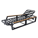 5-Piece Outdoor Chaise Lounge Set, 2 Adjustable Recliners