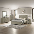 Joanna - Mirror - Weathered Gray by Unique Piece Furniture