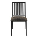 Zudora - Side Chair (Set of 2) - Synthetic Leather & Black