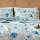 Coastal Quilt Set Bali Collection by Great Bay Home