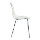 Modern Minimalist Transparent Dining Chair - 6-Piece Set