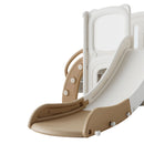 5 in 1 T oddler Slide and Swing Set, Kids Playground Climber Slide Playset with Drawing Whiteboard, Freestanding Combination for Babies