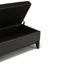 Oregon - Contemporary Storage Ottoman Bench With Tray by HouseOfZazla