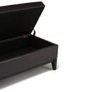 Oregon - Contemporary Storage Ottoman Bench With Tray by Unique Piece Furniture