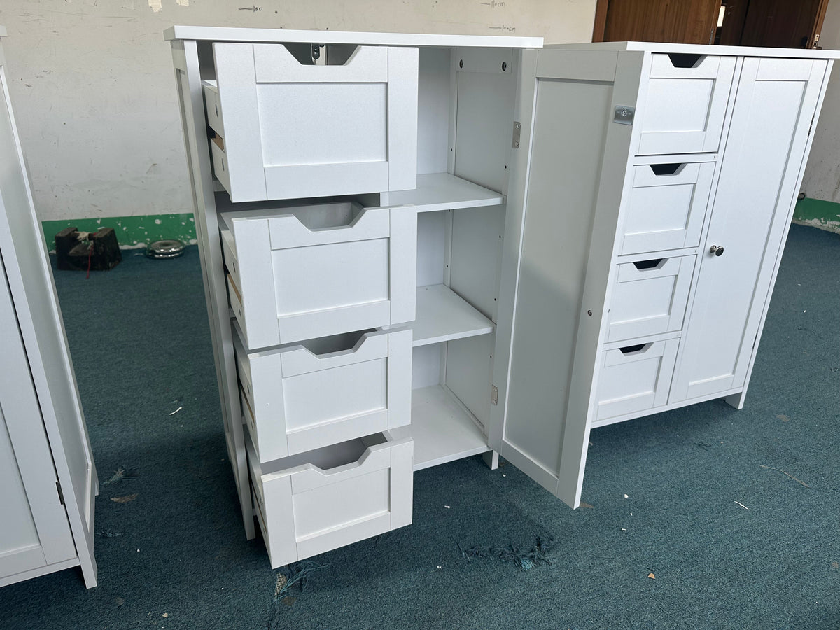 Bathroom Storage Cabinet with 4 Drawers and 1 Door, photo 6 of 10