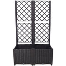 Poly Rattan Garden Planter