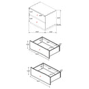 Beverly - 5 Piece Eastern King Bedroom Set - Walnut by HouseOfZazla