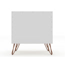 Rockefeller - Nightstand With 2 Drawers - White by HouseOfZazla