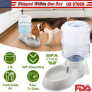 3.5L/1Gal Pet Water Dispenser Self-Dispensing Gravity Pets Water Feeder Automatic Pet Waterer Cat Dog by GBruno Store