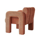 31.10" Boucle Upholstered Accent Chair by Unique Piece Furniture