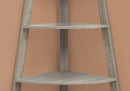 4-Tier Corner Bookshelf, Modern & Contemporary Style by HouseOfZazla