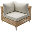 K&K 8-Piece Patio Furniture Set with Fire Pit Table by HouseOfZazla