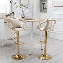 Unique Design Bar Chair, 360 Degree Rotation, Adjustable Height, Suitable For Dining Room And Bar by HouseOfZazla