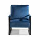 Classic Mid Century Modern Accent Chair With Durable Square Metal Frame, Armchair by Unique Piece Furniture