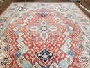 8 x11 Top Quality Veg Dye Turkish Carpet Decorative Handmade Geometric Area Rug