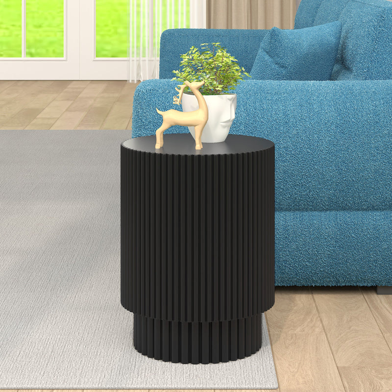 Walker Edison | Fluted Minimalist Side Table