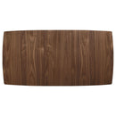 Rectangular Dining Table With Butterfly Leaf - Walnut by HouseOfZazla