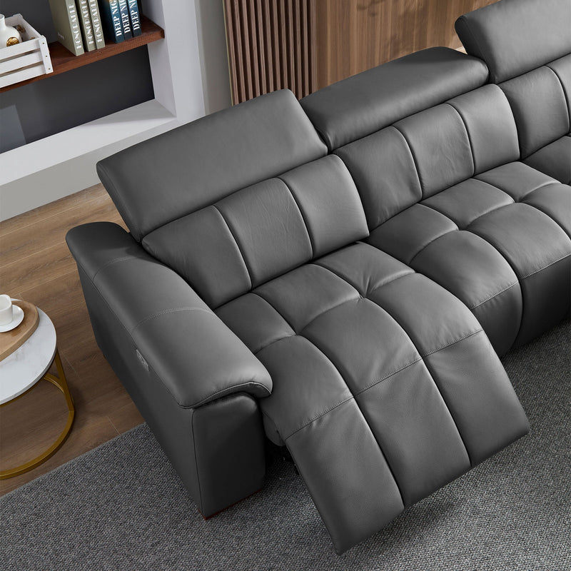 Wall-Hugger Reclining Sofa Modern Electric Control, photo 9 of 10