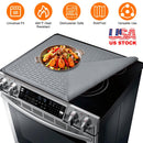 27.95x19.69in Electric Stove Cover Silicone Stove Mat Glass Stove Top Protector 464 Heat Resistant Dishwasher Safe Waterproof