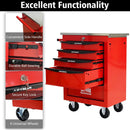 5 Drawers Multifunctional Tool Cart with Wheels by HouseOfZazla