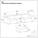 Rex - Handcrafted Sectional Sofa And Ottoman by Unique Piece Furniture