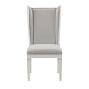 Katia - Side Chair (Set of 2) - Gray / White