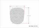 Wynne - Round Knitted Outdoor / Indoor Pouf - Orange by HouseOfZazla